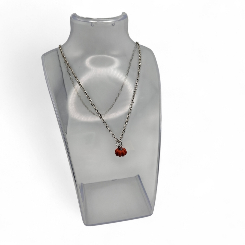 NWT Mini Pumpkin Charm Necklace